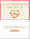 Pstyteos Funny Pregnancy Announcement Card for Mom, the Only Thing Better than Having