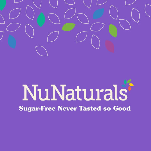 NuNaturals Clear Extract Stevia, Plant-Based Sweetener, Unflavored, 2oz Glass Bottle