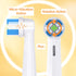 Softniillk 3/4/5/6/7/8/9/10 (16 Pack-Black+White) Compatible with Oral-B iO Series Ultimate Clean Electric Toothbrush