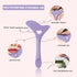 Eyeliner Stencils 4Pcs Reusable Silicone Eyeliner Aid, Mascara Shield, Eyelash Eyeshadow Lipstick Applicator Guide Tool