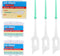 Silicone Dental Pick Interdental Brush, Soft Toothpick Oral Hygiene Tools, 2 Travel Cases, 240 Count