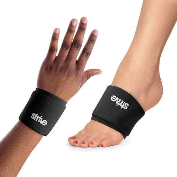 Strive Wrist Ice Pack Wrap, Hot & Cold Therapy Gel Compression for Rheumatoid Arthritis, Tendinitis, Carpal Tunnel Pain
