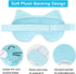NEWGO Kids Ice Pack Eye Mask, Reusable Hot Cold Therapy Gel Eye Mask with Soft Plush Backing