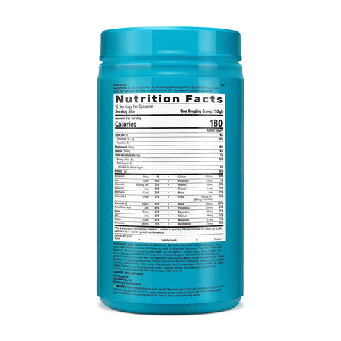 GNC Total Lean Lean Shake 25 Protein Powder - High-Protein Meal Replacement Shake, Banana, 16 Servings