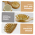 Set BESPORTBLE Newborn Hair Care Brush Wooden Comb and Massager for Toddler Scalp Gentle Brushing Tool for Babies