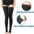 Men,20-30 mmHg Thigh High Medical Compression Stockings for Women & Thigh High Compression Socks,Open Toe Graduated