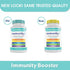 All-in-One Organic Immune Support Supplement 60 Vegan Capsules - Elderberry 500mg, Ashwagandha 500mg, Vitamin C and Zinc