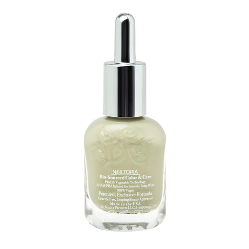 Nailtopia Bio-Sourced Chip Free Nail Lacquer - All Natural, Strengthening Biotin and Superfood-Infused Polish -