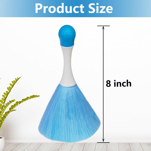 4 Pack 8" Hand Grips Microfiber Washable Duster - Electrostatic Feather Duster Brush for Cleaning Furniture