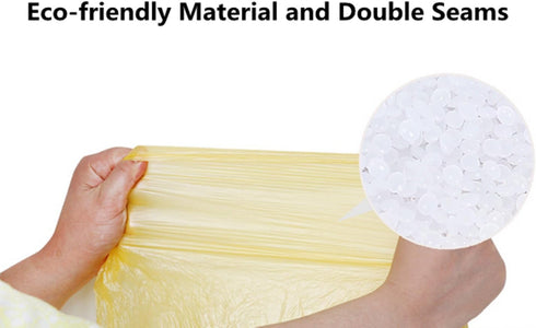 5 Gallon Drawstring Trash Bags, Colorful Small Waste Basket Bags, 4 Rolls / 60PCS for Home, Kitchen, Office