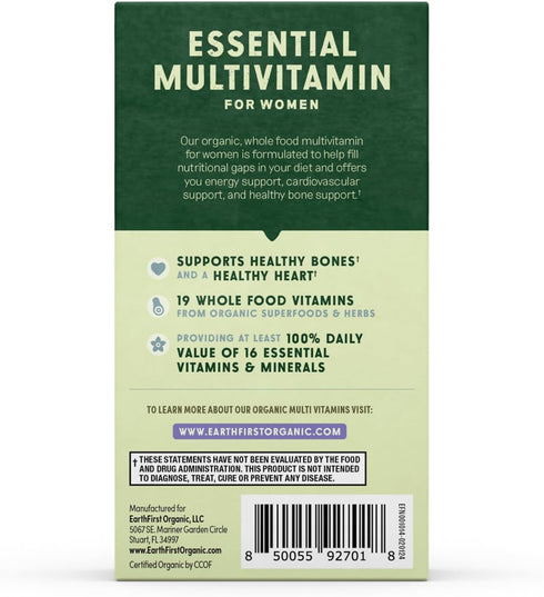 Women’s Multi Once Daily, Women's Multivitamin with Iron, Vitamin B12 & More, 30 Count