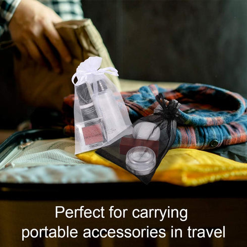 Bouraw 120Pcs Organza Bags, 4x6 Inches with Drawstring, Mixed Color Jewelry Pouches for Wedding Party Christmas Favors