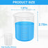 4pcs Laundry Detergent Measuring Cup, Washable Detergent Cup for Liquid Detergent, Silicone Laundry Cup, No More Mess
