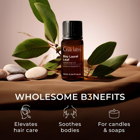Set Set 2x0.34 oz Bay Leaf & Clary Sage Oil - Aromatherapy Grade Essential Oils - fl