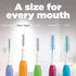 GUM Proxabrush Go-Betweens - Ultra Tight Interdental Brushes, Soft Bristled Dental Picks for Plaque Removal & Gum