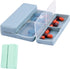 Meluvora 2 Pcs Travel Pill Organizer, Pocket Pharmacy with 7 Compartments Design, Magnetic