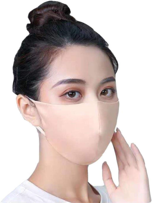 Adjustable 100% Mulberry Silk Mask with Filter Pocket