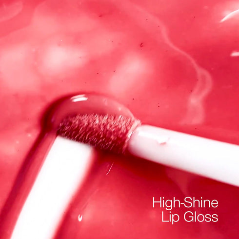 Palladio Lip Gloss, Passion Pink, Non-Sticky, Vitamin E and Aloe, Intense Color and Moisturization