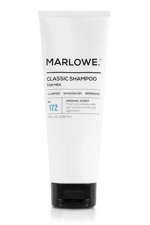 No.172 Classic Mens Shampoo | 8 Fl Oz | Clarifies, Invigorates & Refreshes Hair with Argan Oil & Coconut Oil