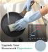 URSMART Dishwashing Household Gloves, 6 Pairs Rubber Latex Waterproof for Kitchen Dish Washing Laundry Cleaning (Color