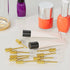 Nail Drill Bits and Sanding Bands for 3/32 Inch Shaft - Manicure and Pedicure Tool for Acrylic Nails (Gold)