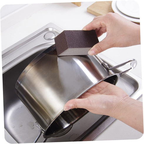 Set Emery Sponge Cleaning Pad Kitchen Dishwashing Sponge for Non-Scratch Cleaning for Cookware and Kitchenware