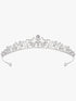 SWEETV Wedding Tiaras and Crowns, Rhinestone Bridal Crown Princess Tiara Headpieces for Women, Flower Girls