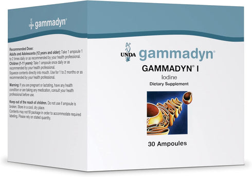UNDA GAMMADYN I, Iodine Oligo-Element Supplement, 30 Ampoules
