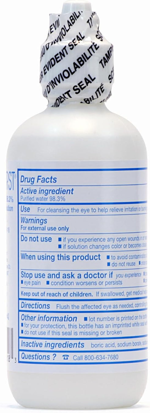 Medi-First 19818 Eyewash, Eye Rinse and Protection, First Aid Supplies, 4 Ounces