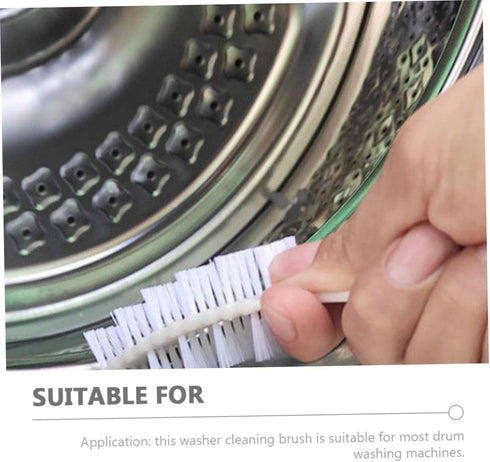 ULTECHNOVO Rolling Washing Machine Cleaning Brush, 3pcs Durable Nylon Small Brush for Washer Dryer