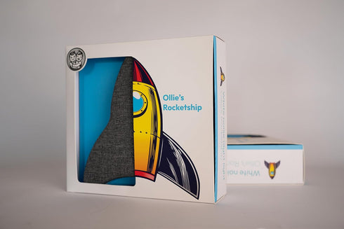 Ollie & Leila Ollie's Rocketship White Noise Machine with Night Light
