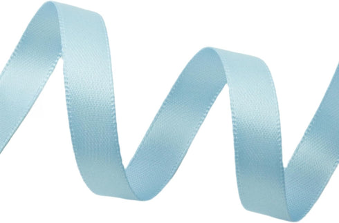 3/8 Inch Double Face Satin Ribbon Sky Blue for Gift Wrapping, Hair Bows, Chair Sash, 25 Yards