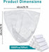 Xosjska 1000 10 (15.75 inches) Pcs / Roll Sanitary Napkin Receptacle Liner Portable Trash Bags Sanitary Napkin Disposal