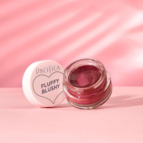 Pacifica Beauty | Fluffy Blushy Cream Blush for Cheeks + Lips | Lightweight, Versatile, Easy-To-Use Formula | Hydrating