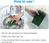 8PCS Scouring Pad, Premium Heavy Duty Reusable Household Green Dish Scrubber for Kitchen & Metal Grills