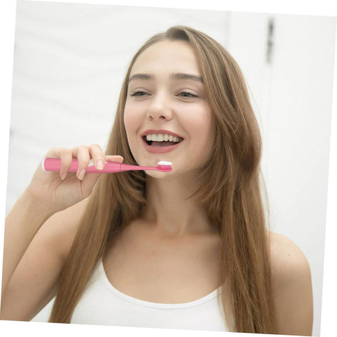 Vaguelly Portable Sonic Electric Toothbrush for Adults Rechargeable Whitening Toothbrush Travel Case Brush Heads