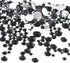 LPBeads 3456 Pieces Nail Crystals AB Nail Art Rhinestones, 6 Sizes for Nails Decoration, Makeup, Clothes, Shoes