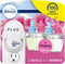 Febreze Air Freshener Plug In, Wall Diffuser, Downy April Fresh Scent, Odor Fighter, 1 Warmer + 2 Oil Refills