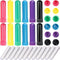 12 Set Essential Oil Inhaler, Refillable Nasal Inhaler Blanks with Unscented Wicks, Assorted Colors
