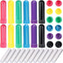 12 Set Essential Oil Inhaler, Refillable Nasal Inhaler Blanks with Unscented Wicks, Assorted Colors