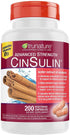 trunature Advanced Strength CinSulin 500mg - 200 Vegetarian Capsules (2 Pack)