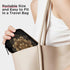 Skerhhux 7 Golden Art Mandala Pill Case Travel Pill Organizer Weekly Day Portable with Zipper Medicine Box Pill Case