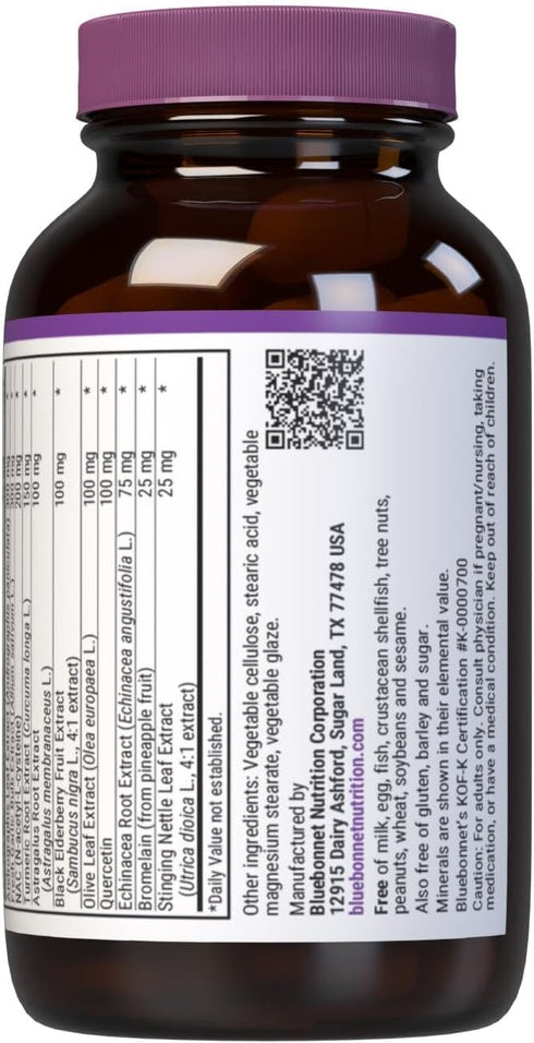 Bluebonnet Nutrition Targeted Choice Immune Defense Whole Food-Based Formula, Seasonal Support, 30 Caplets