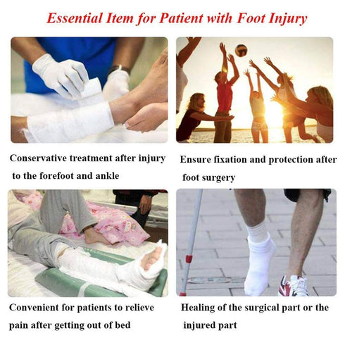 Post Op Shoe for Broken Toe, Lightweight Surgical Walking Shoe with Adjustable Straps for Ankle Injuries, Bunion
