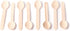HUJI Eco-Friendly Wooden Spoons, Disposable Wood Cutlery, 50 Spoons, 6.1"