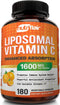 NutriFlair Liposomal Vitamin C, 1600mg, 180 Capsules, High Absorption, Immune System Support & Collagen Booster