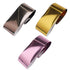 WOKOTO 10 Rolls Solid Color Nail Art Foil Stickers, Tip Mirror Design Starry Sky Adhesive Nail Transfer Decals