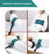 Lmaray Anti-Fall Bed Restraint Strap for Elderly, Medical Restraints for Hospital Bed and Wheelchair Seat Belt, Long