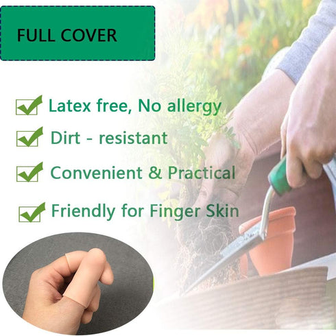 Gel Finger Protectors - Silicone Fingertips Protection for Trigger Finger, Arthritis, and Other Finger Pain Relief
