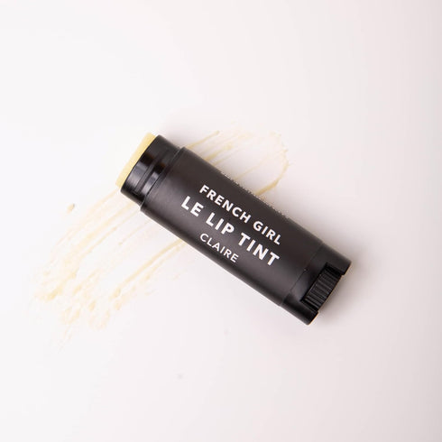 French Girl Le Lip Tint - Moisturizing & Hydrating Lip Balm for Sheer, Buildable Coverage & Shine, Clean Formula, Organic Ingredients, Vegan & Cruelty-Free